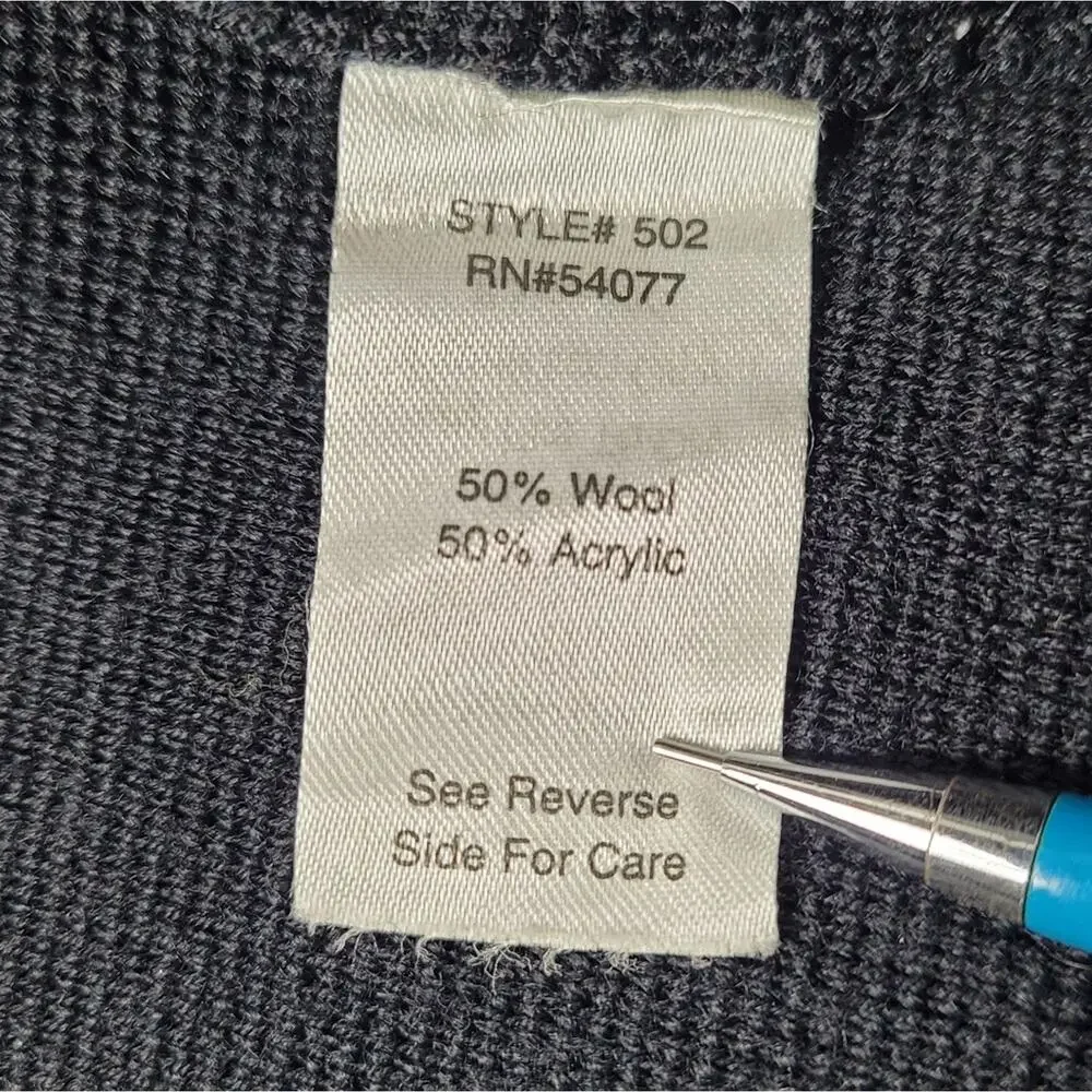 CAbi Black Jackie O Cropped Wool Blend Cardigan style #502 size Medium
